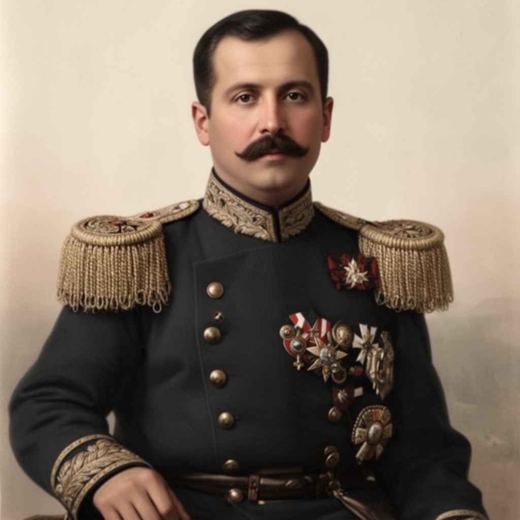 AI-generated illustration of Khalil Pasha