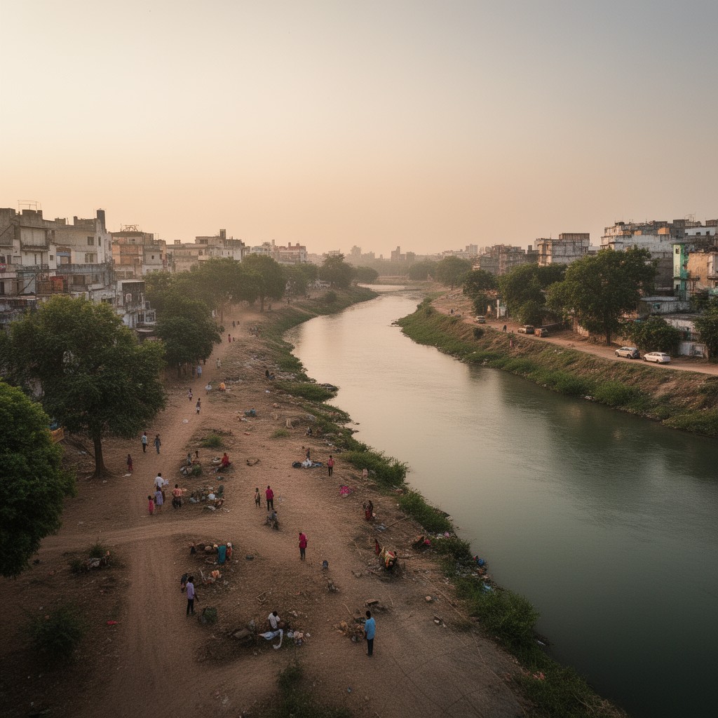 AI-generated illustration of Mula River