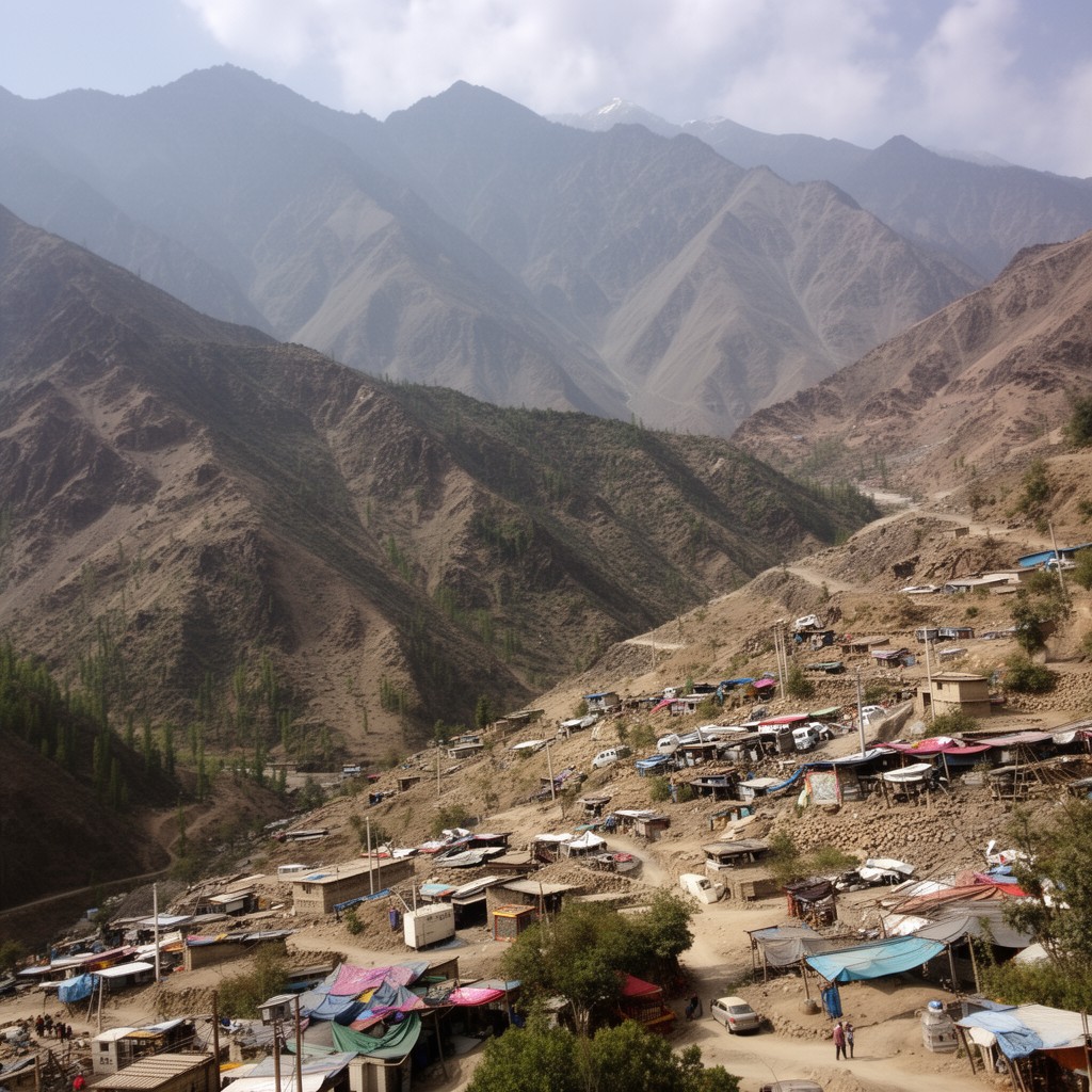 AI-generated illustration of Khyber Pakhtunkhwa