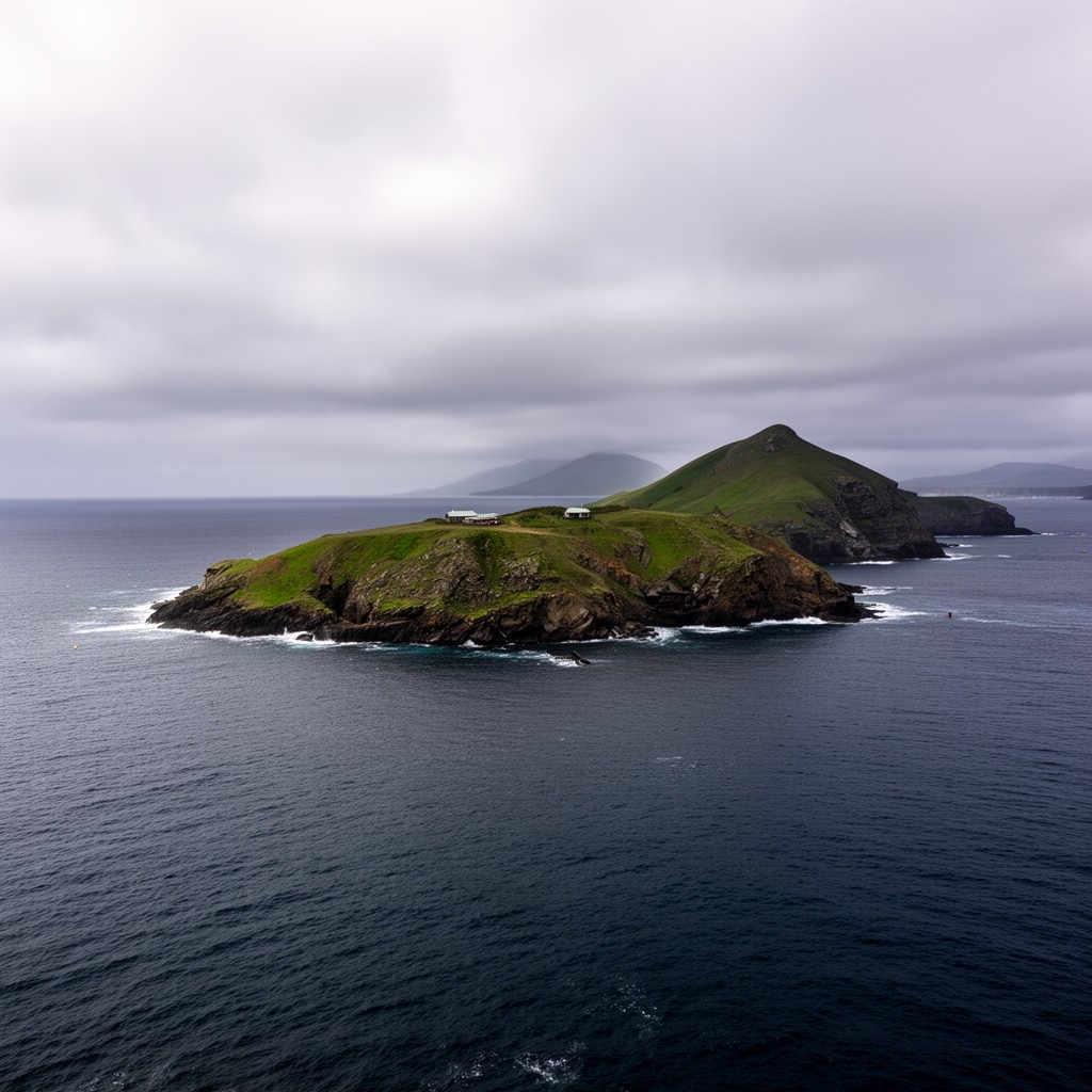 AI-generated illustration of Middle Island