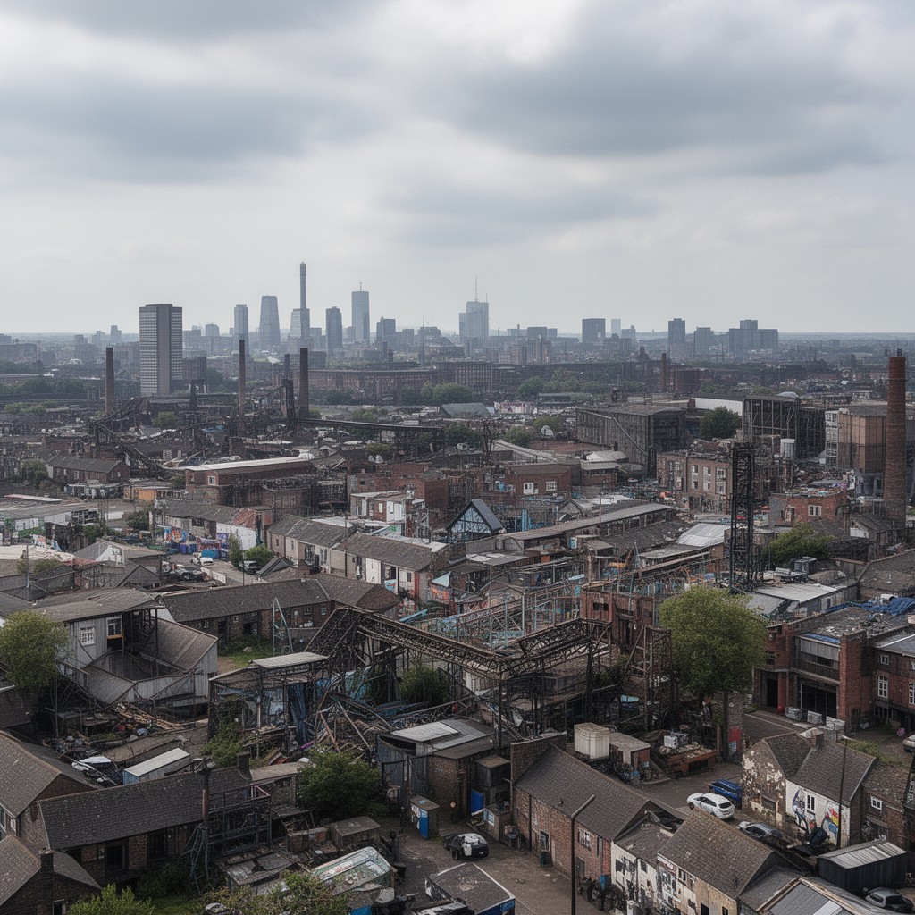 AI-generated illustration of Sandwell