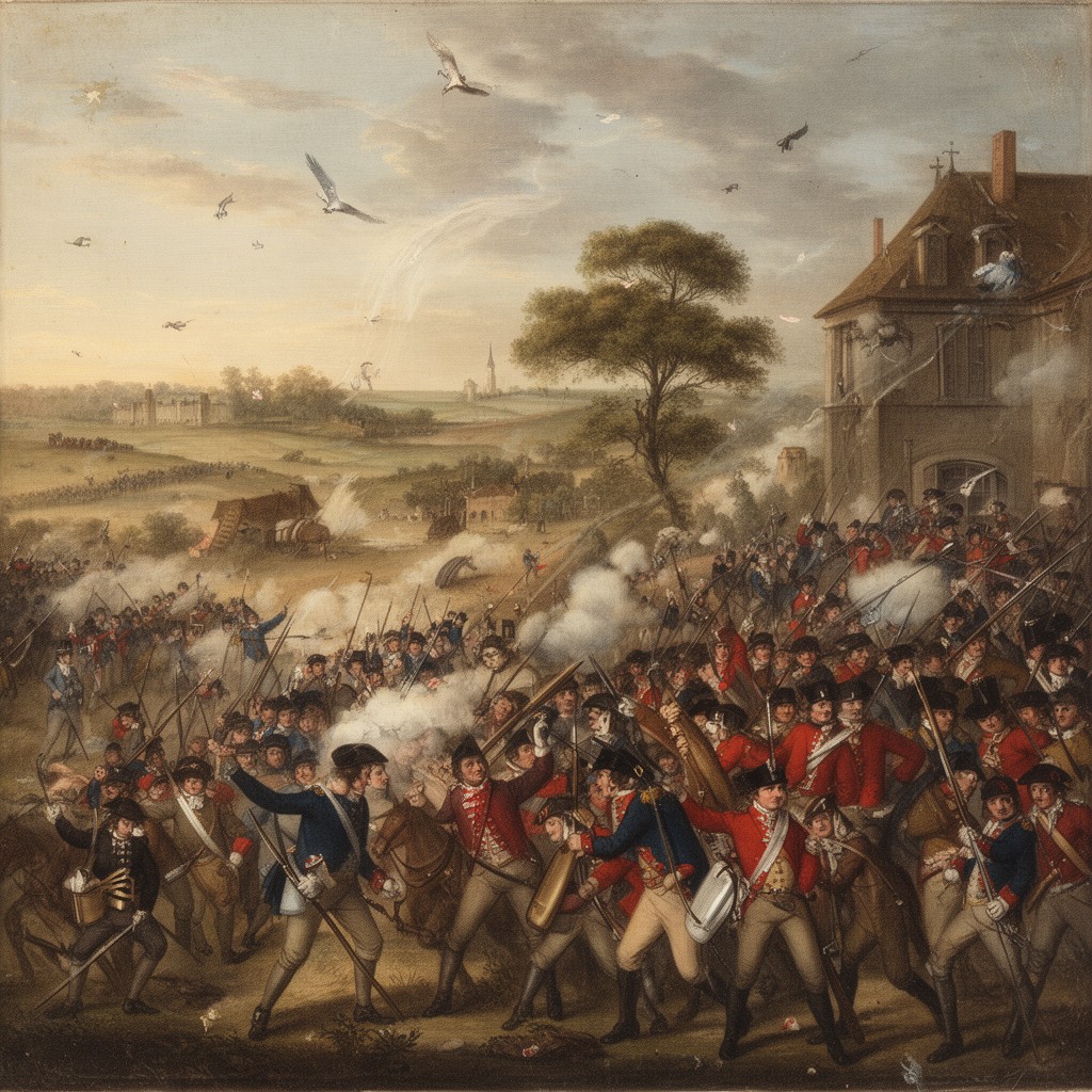 AI-generated illustration of Battle of Ziegenhain