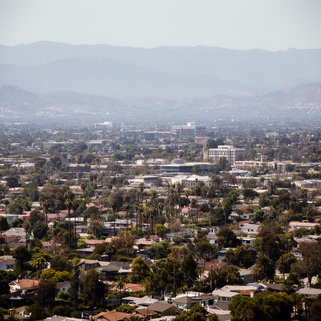 AI-generated illustration of San Gabriel Valley