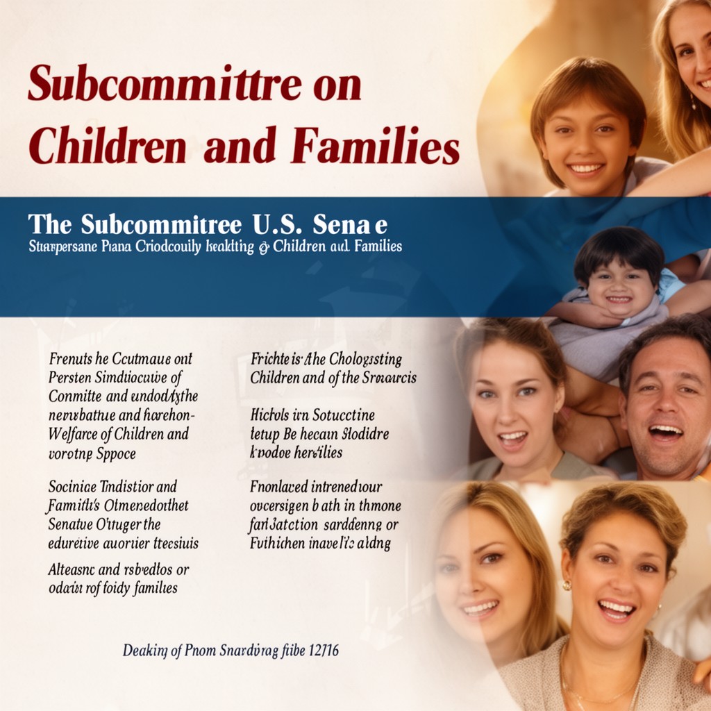 AI-generated illustration of Subcommittee on Children and Families