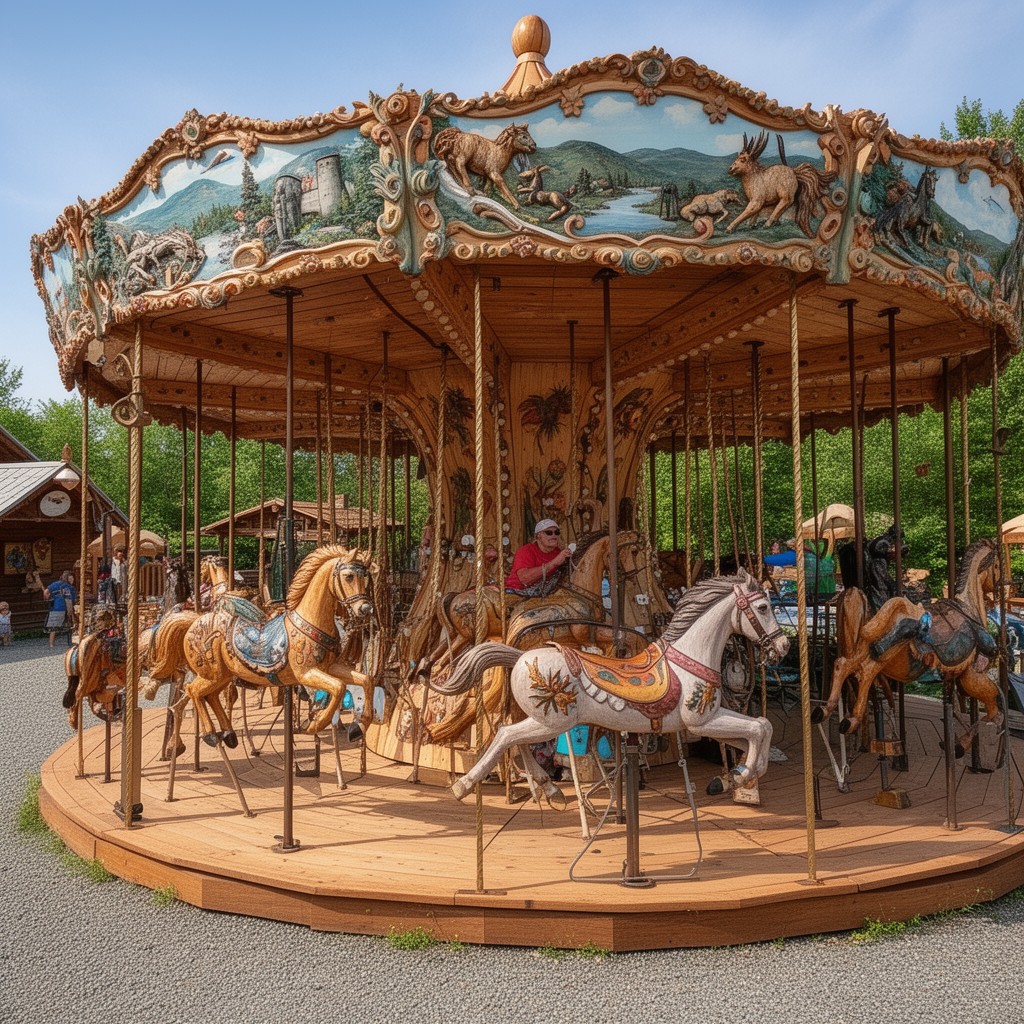 AI-generated illustration of Adirondack Carousel