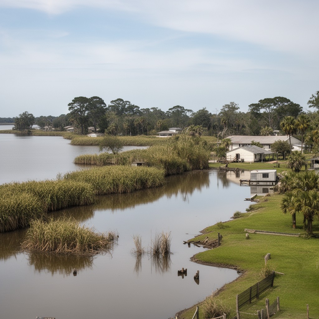 AI-generated illustration of St. James Parish, Louisiana
