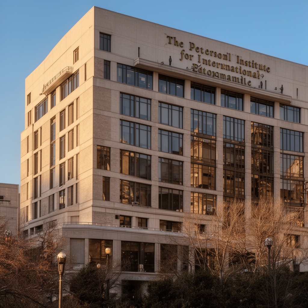 AI-generated illustration of Peterson Institute for International Economics