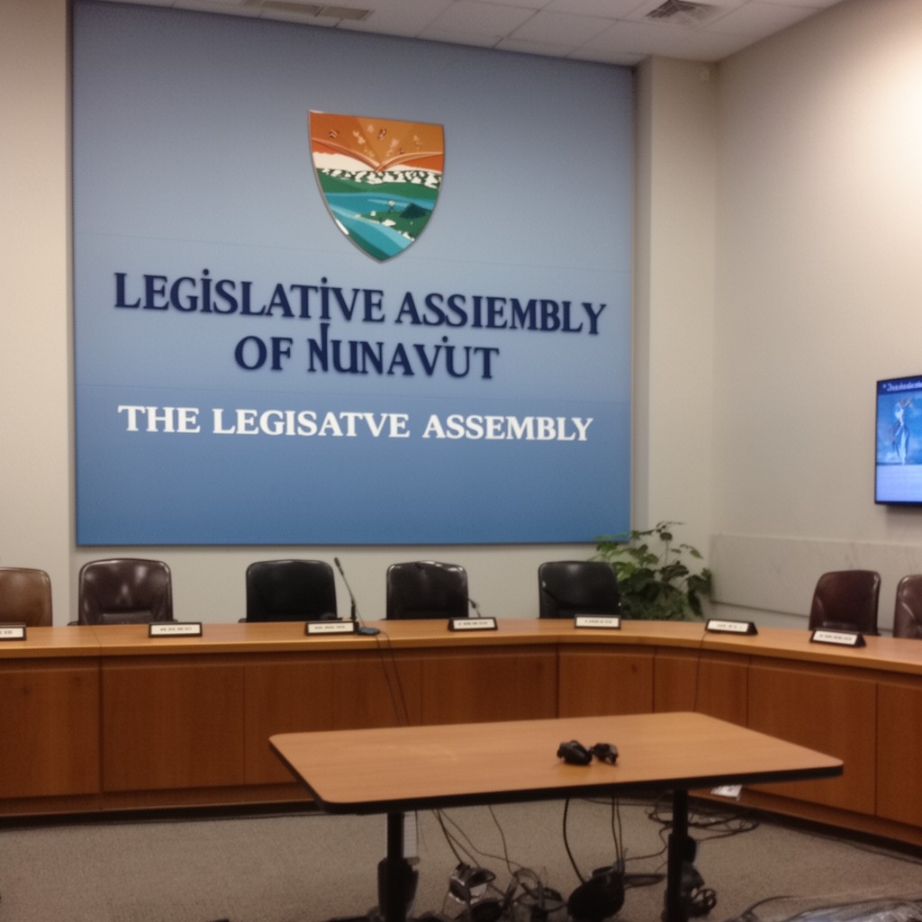 AI-generated illustration of Legislative Assembly of Nunavut