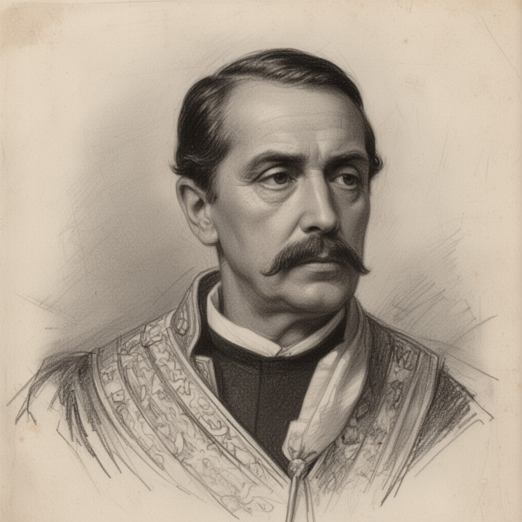 AI-generated illustration of Father of the Nation