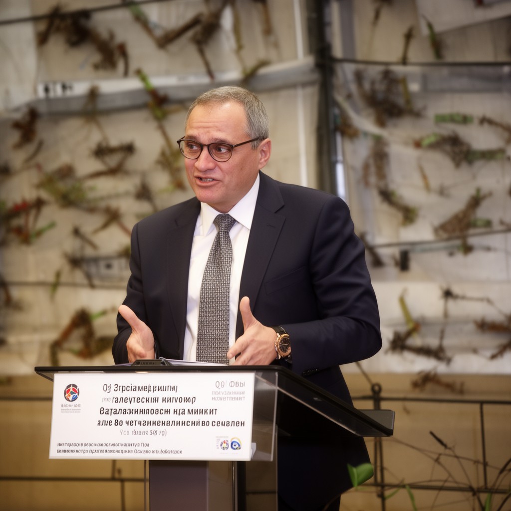 AI-generated illustration of Special Envoy of the Government of Belgium for the Anti-Personnel Mine Ban Convention