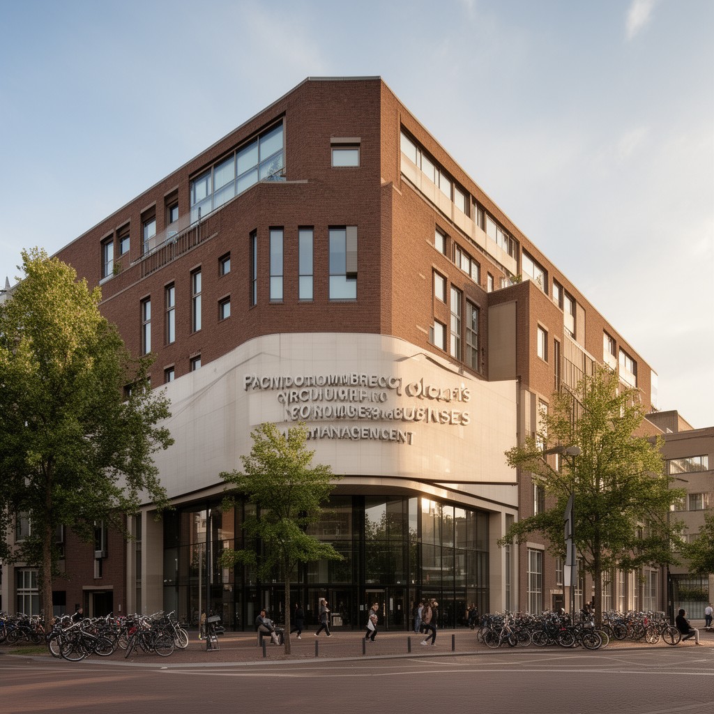 AI-generated illustration of Faculty of Economics and Business