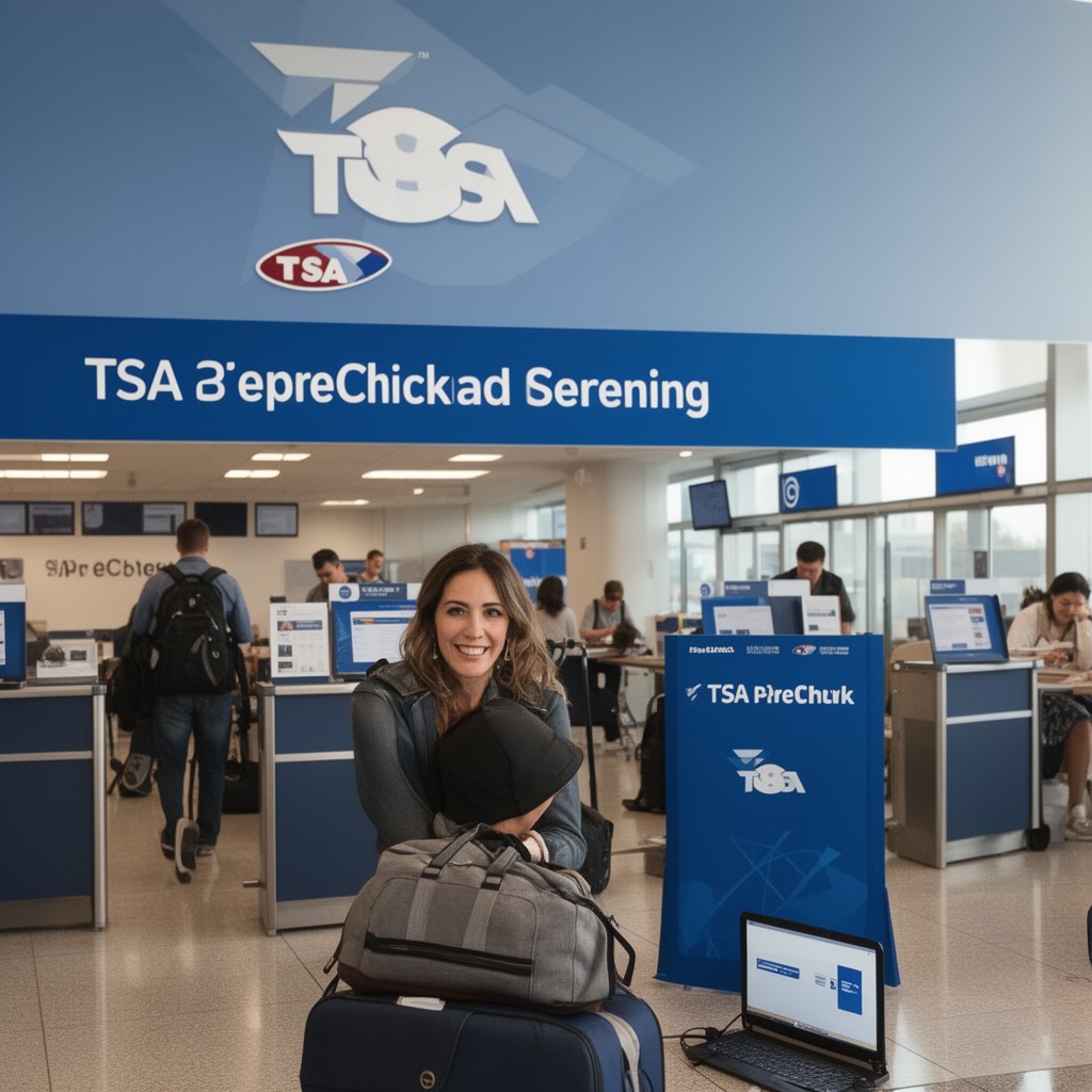 AI-generated illustration of TSA PreCheck expedited screening