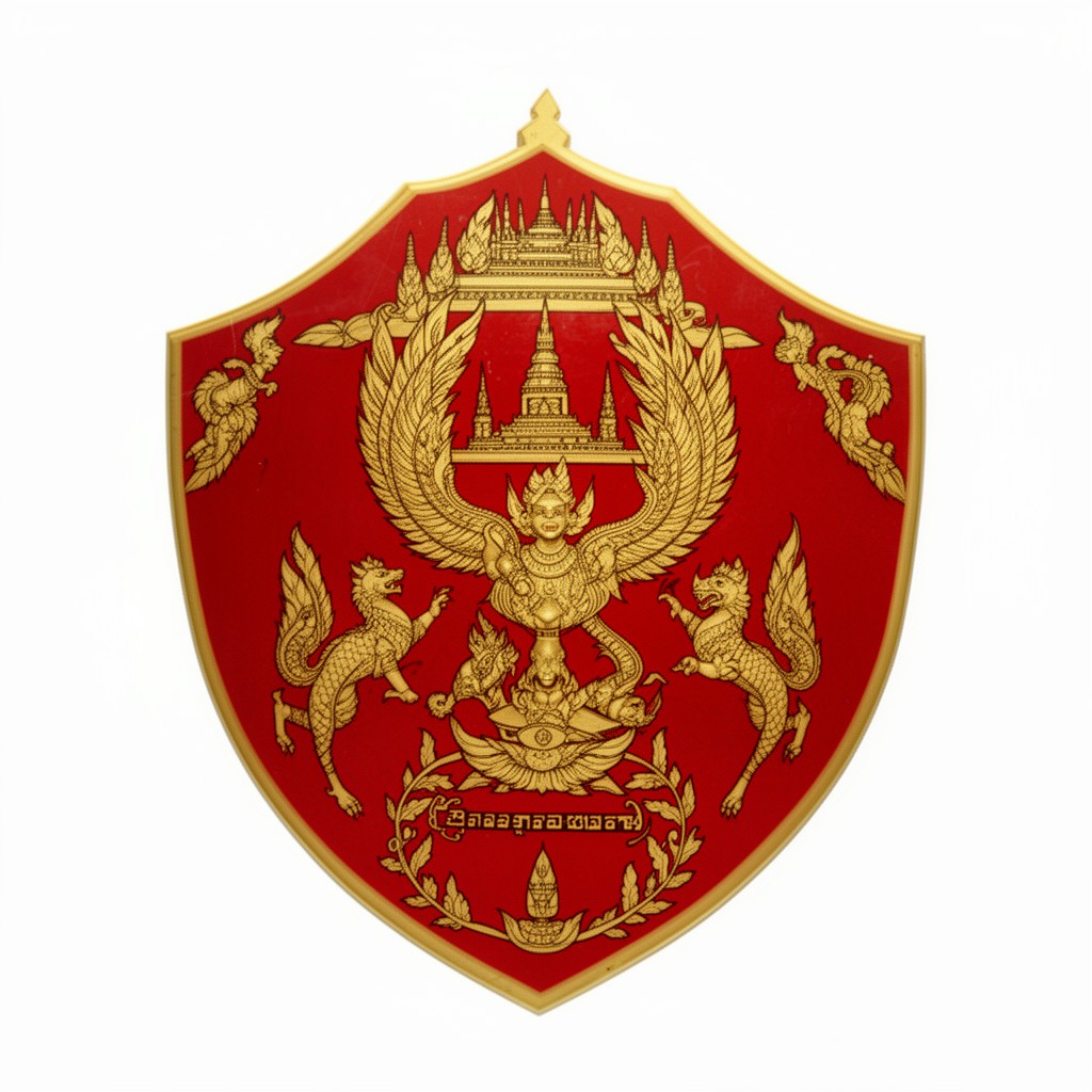 AI-generated illustration of Royal Arms of Cambodia