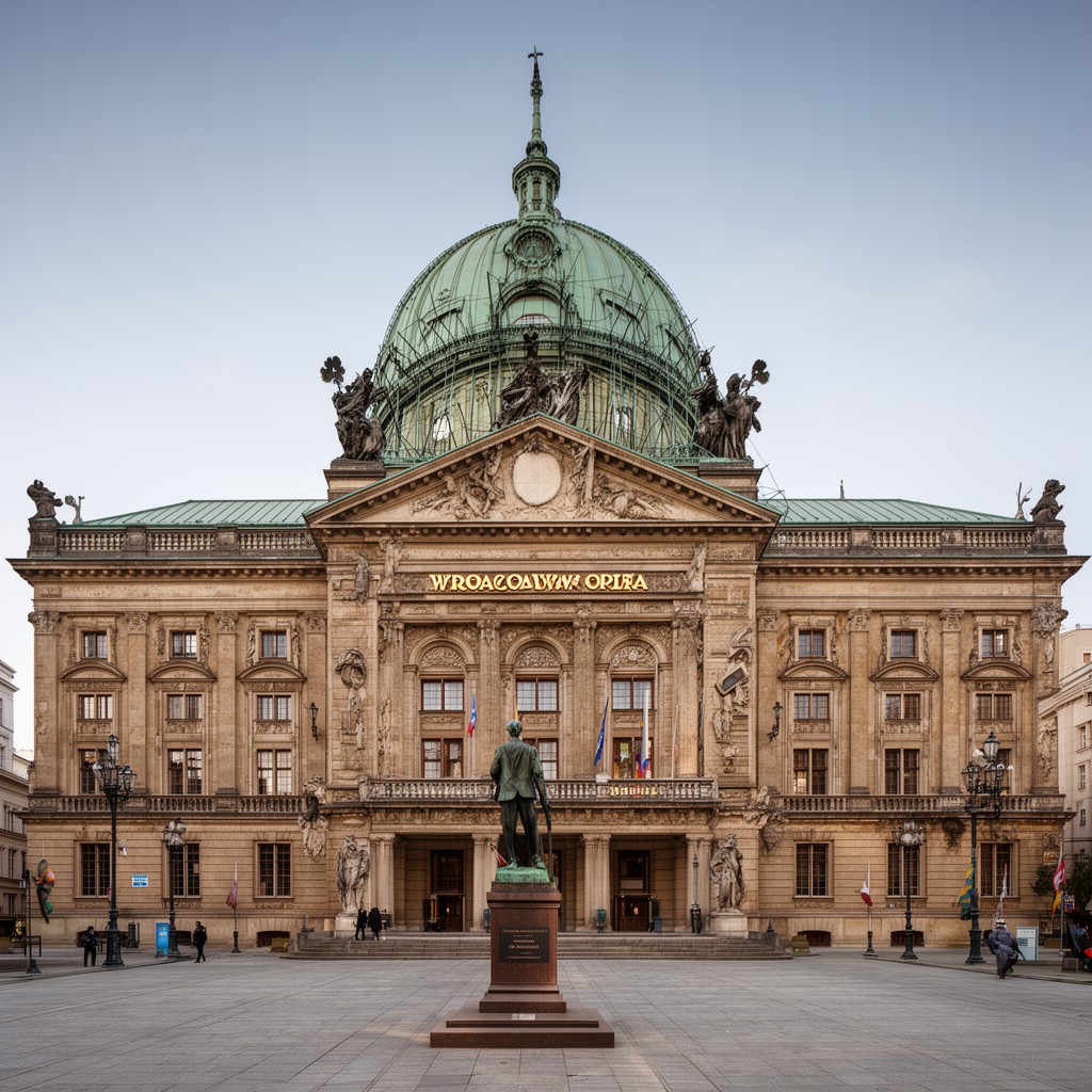 AI-generated illustration of Wrocław Opera