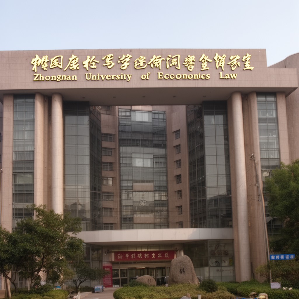 AI-generated illustration of Zhongnan University of Economics and Law