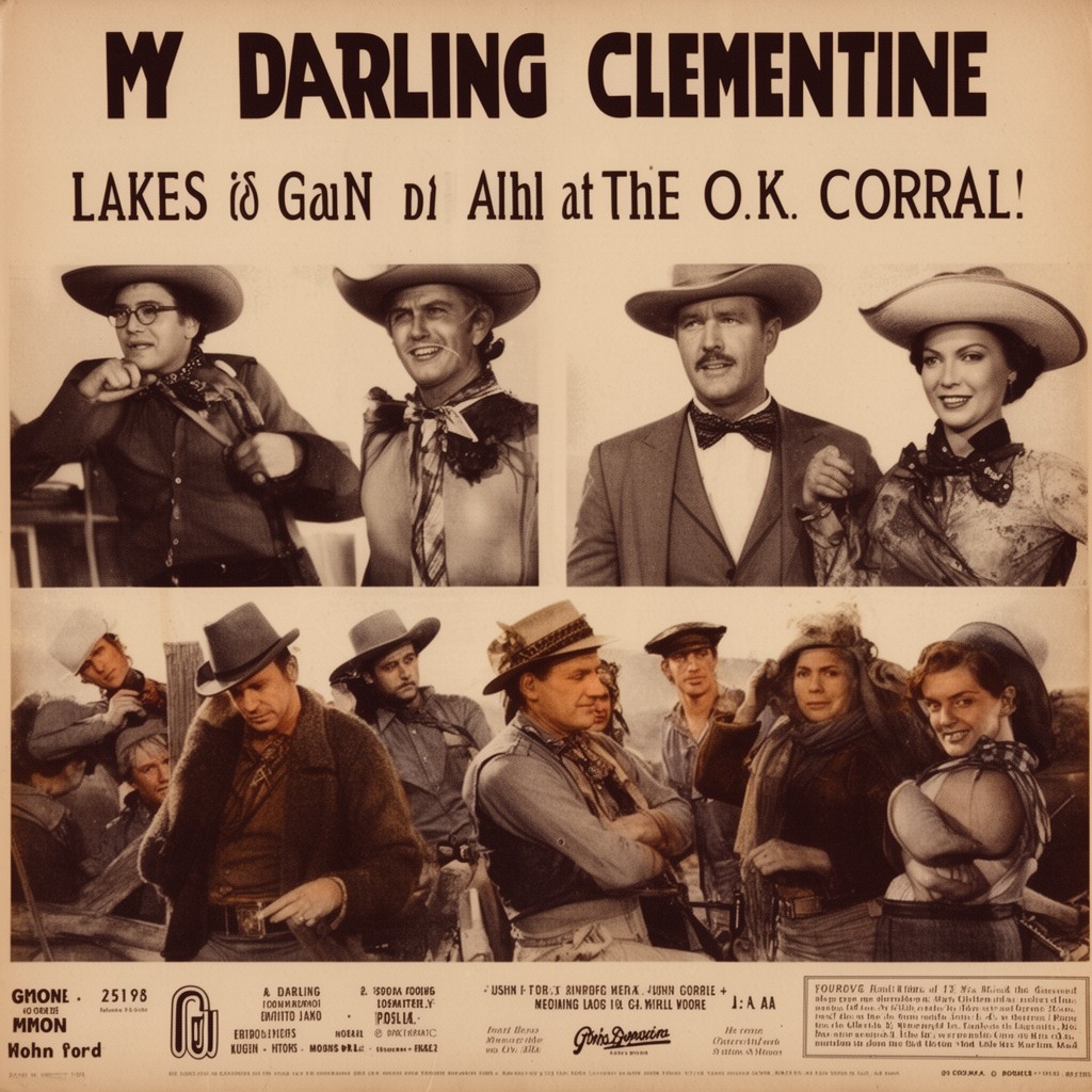 AI-generated illustration of My Darling Clementine