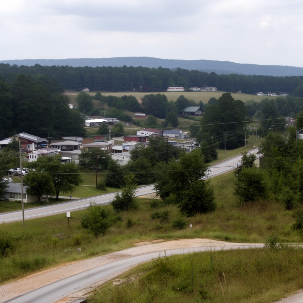AI-generated illustration of Georgia State Route 18