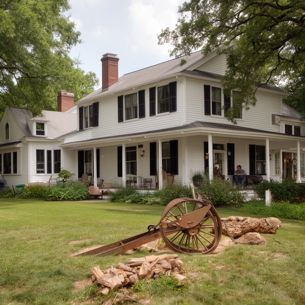 AI-generated illustration of Scholte House Museum