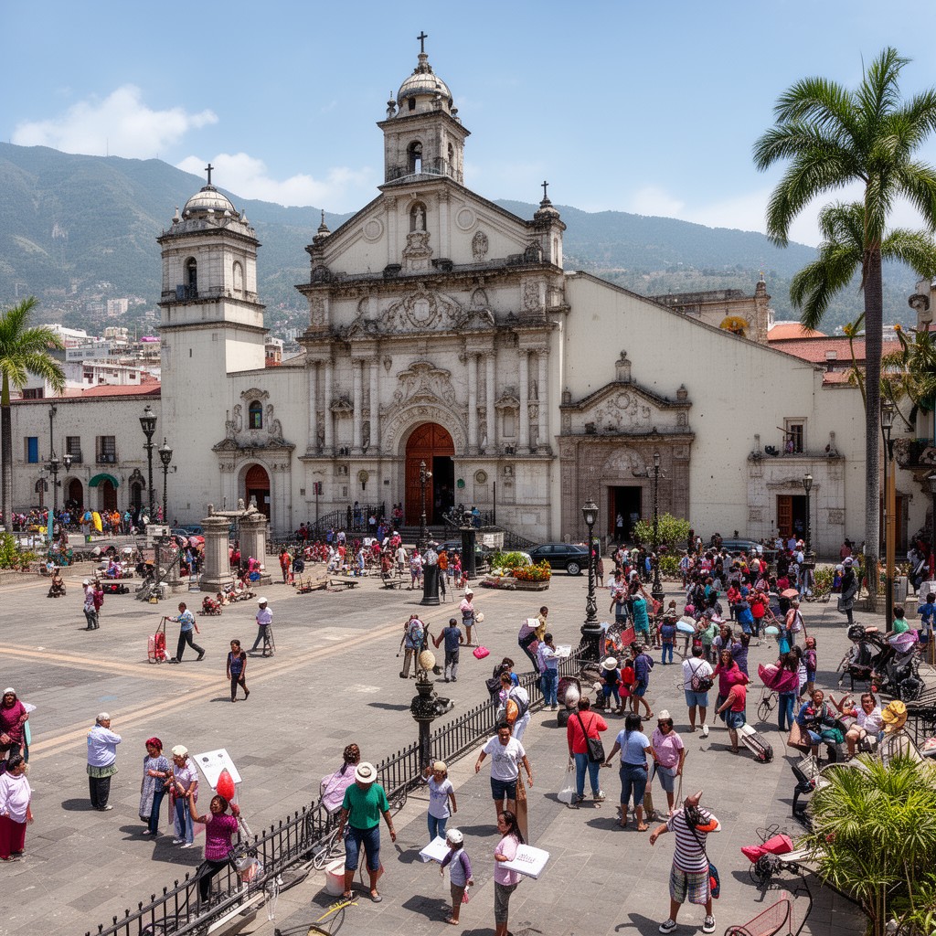 AI-generated illustration of Archdiocese of Santiago de Guatemala