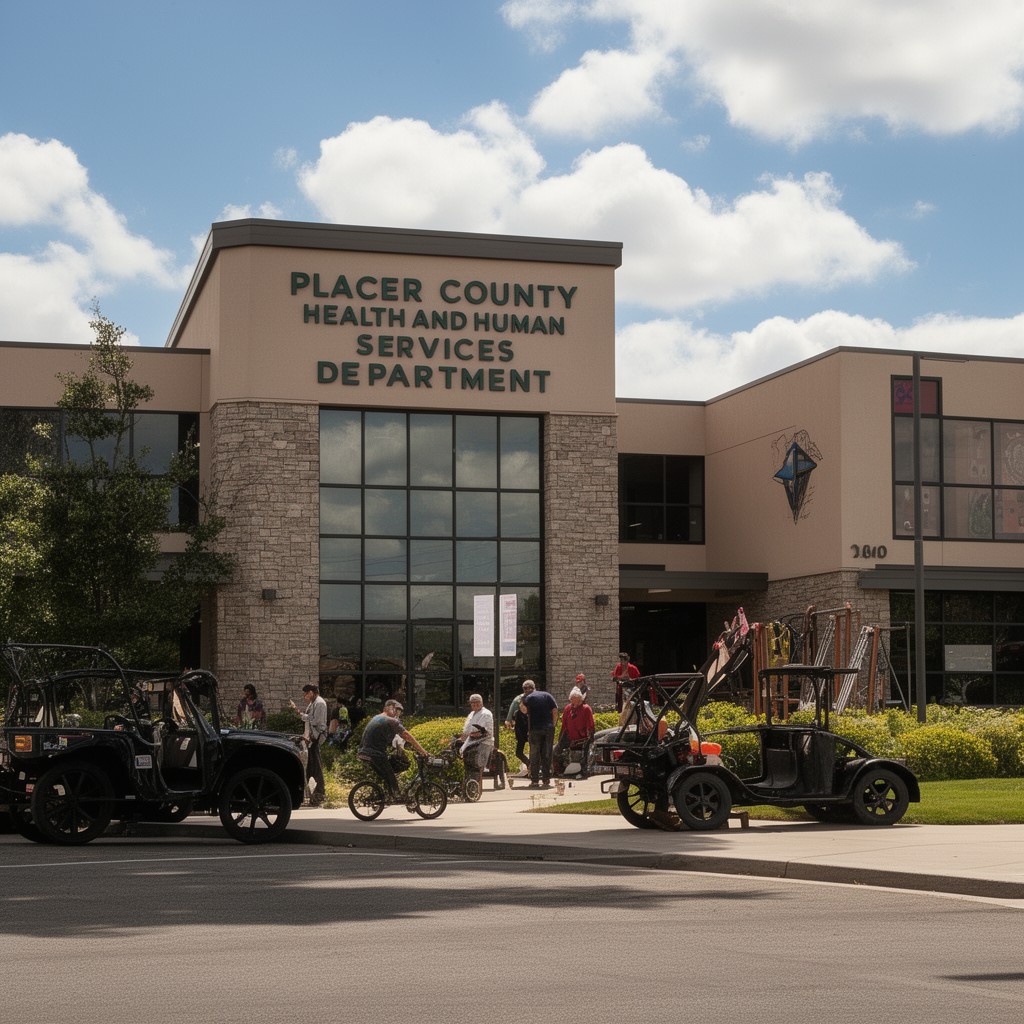 AI-generated illustration of Placer County Health and Human Services Department