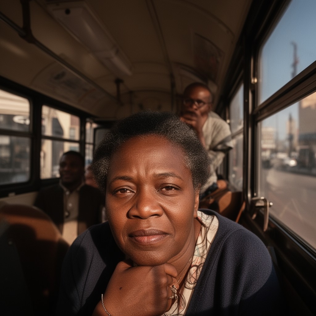 AI-generated illustration of Claudette Colvin