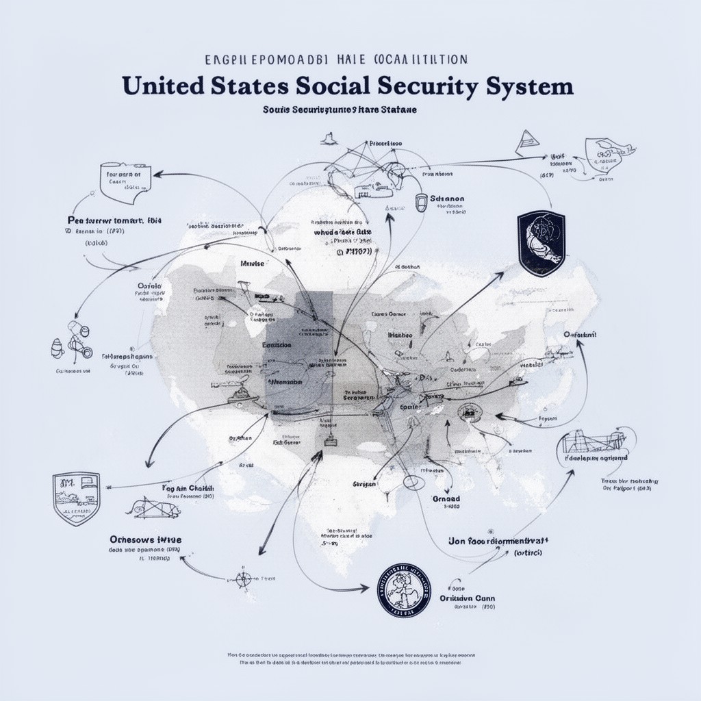 AI-generated illustration of United States Social Security system