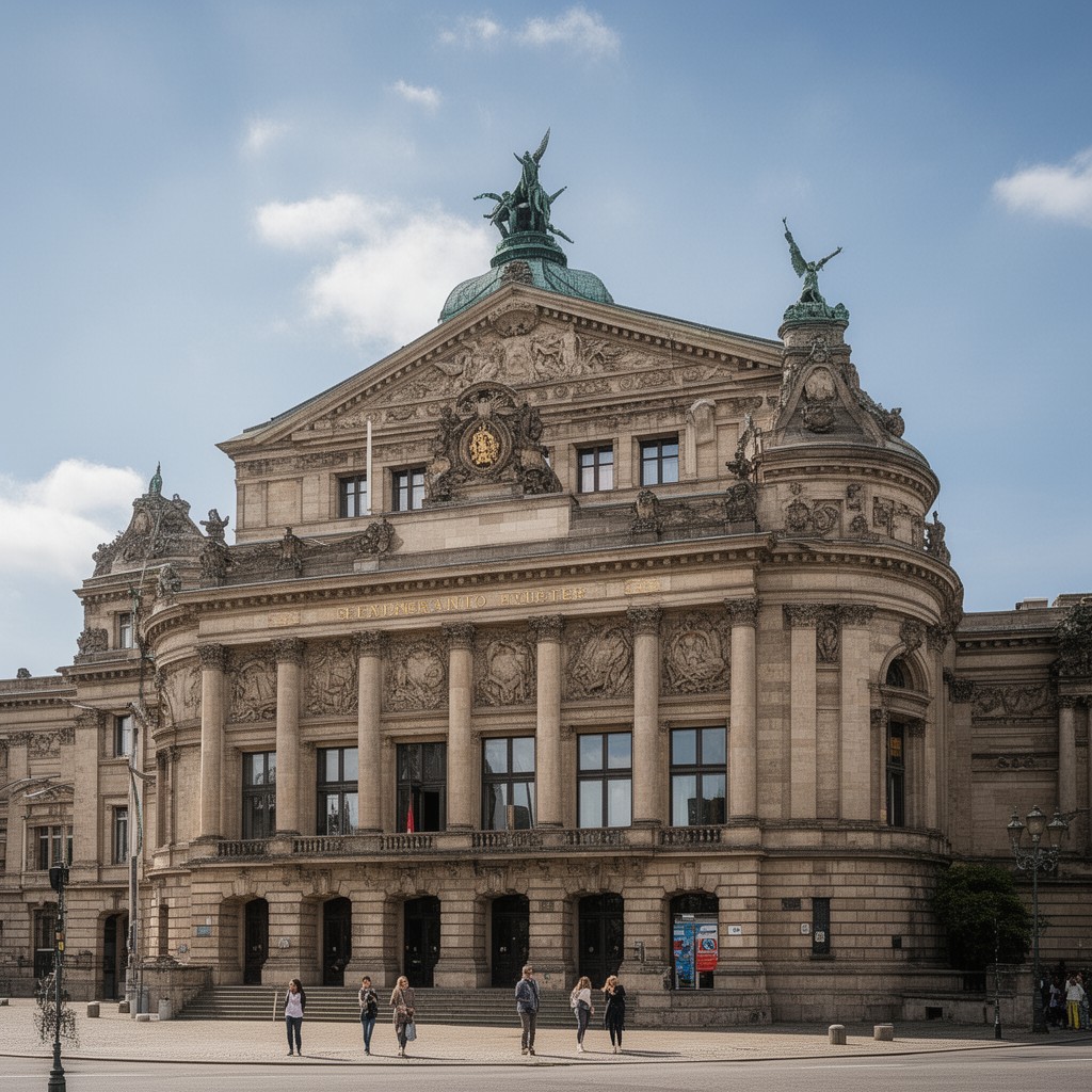 AI-generated illustration of Alte Oper