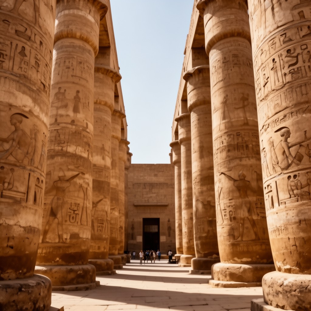 AI-generated illustration of Luxor Temple