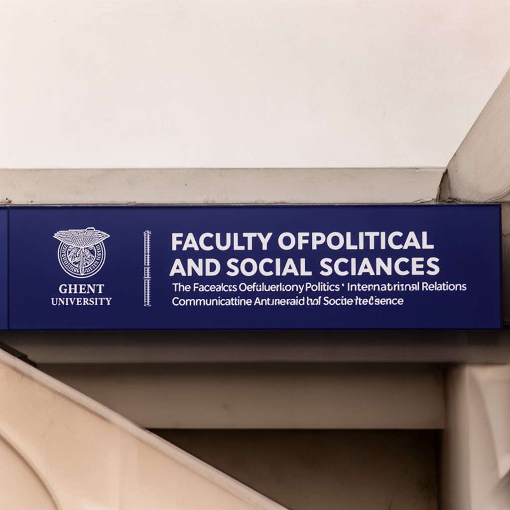 AI-generated illustration of Faculty of Political and Social Sciences