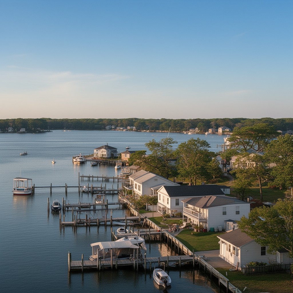 AI-generated illustration of Broomes Island, Maryland