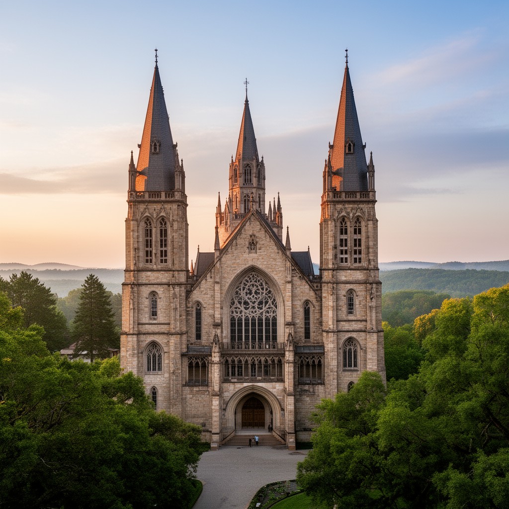 AI-generated illustration of Cathedral of All Souls