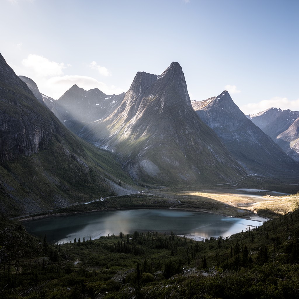 AI-generated illustration of Jotunheimen