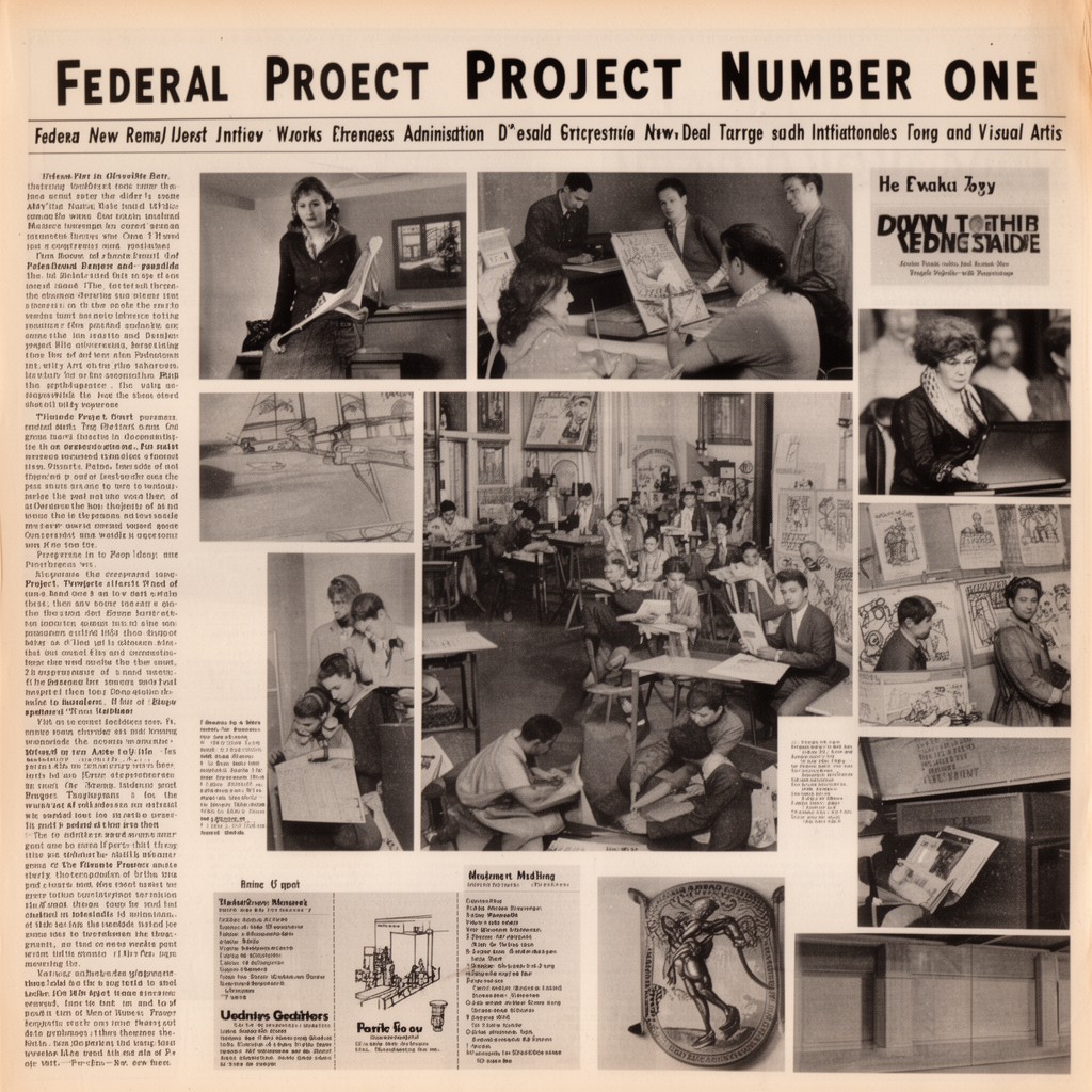 AI-generated illustration of Federal Project Number One