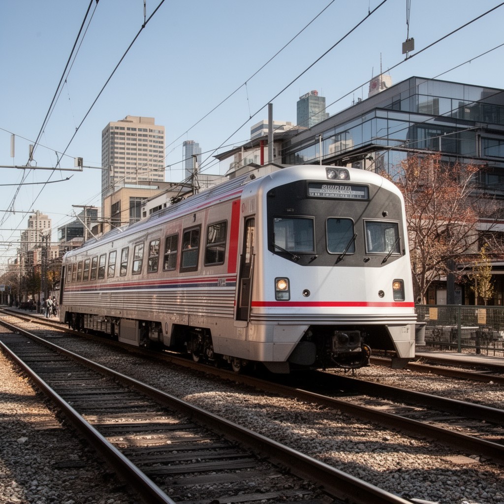 AI-generated illustration of SEPTA Silverliner V