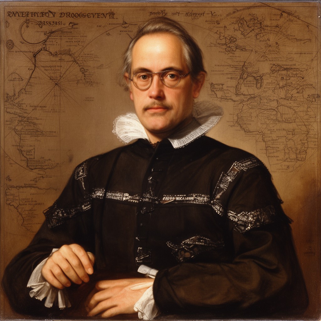 AI-generated illustration of Arent Roggeveen