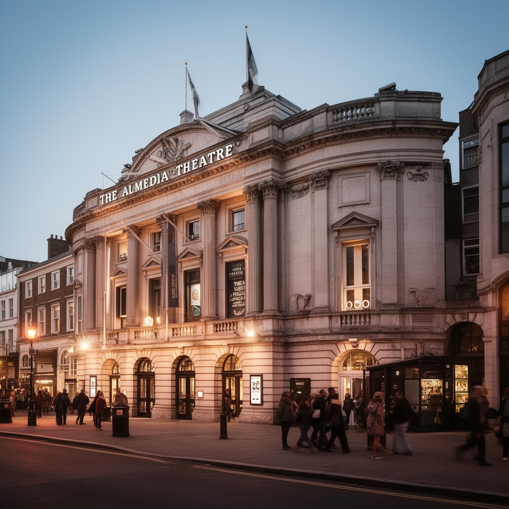 AI-generated illustration of Almeida Theatre