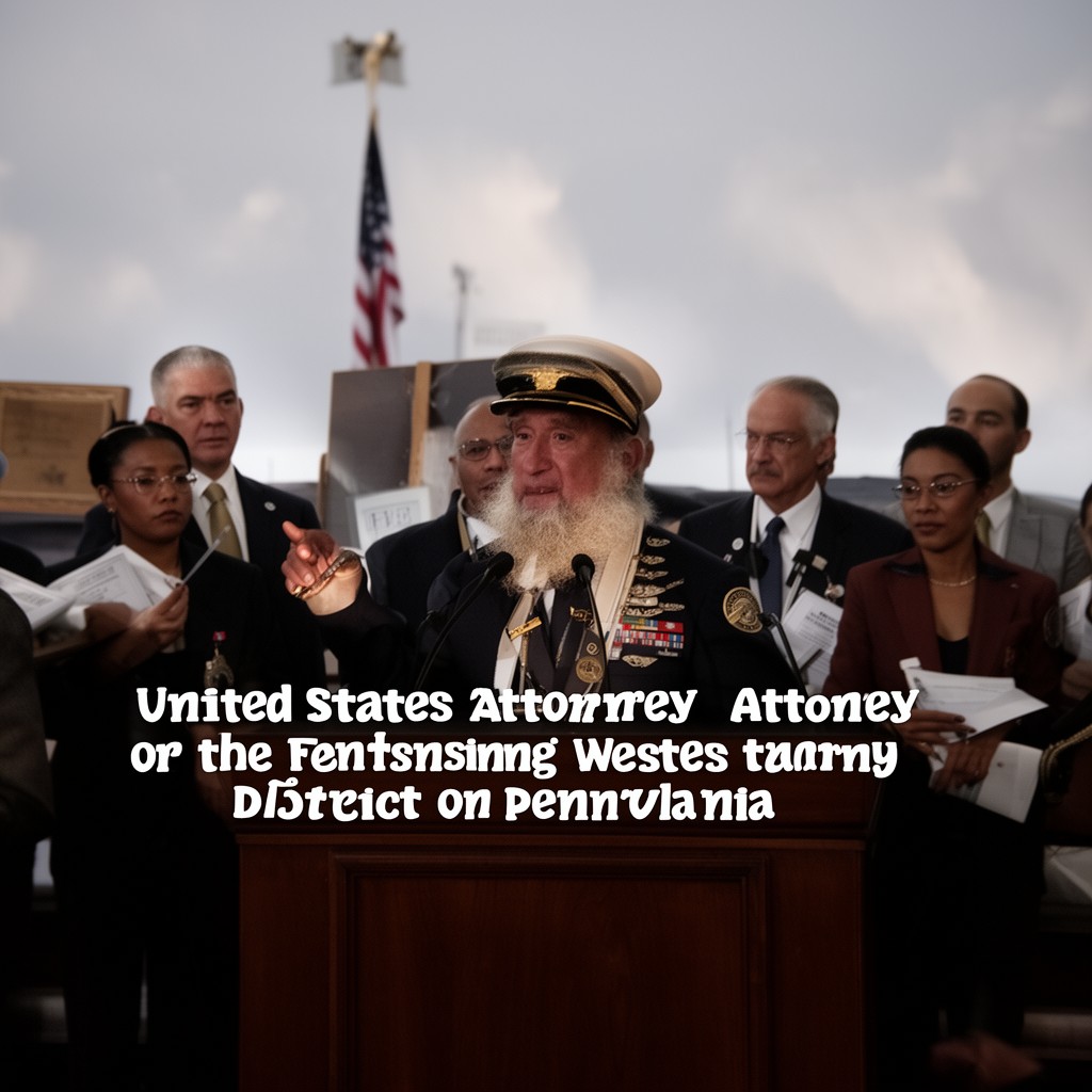 AI-generated illustration of United States Attorney for the Western District of Pennsylvania