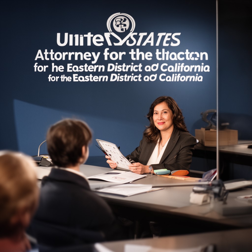 AI-generated illustration of United States Attorney for the Eastern District of California