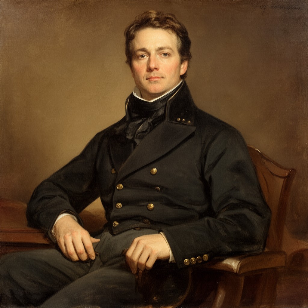 AI-generated illustration of Sir John Colborne