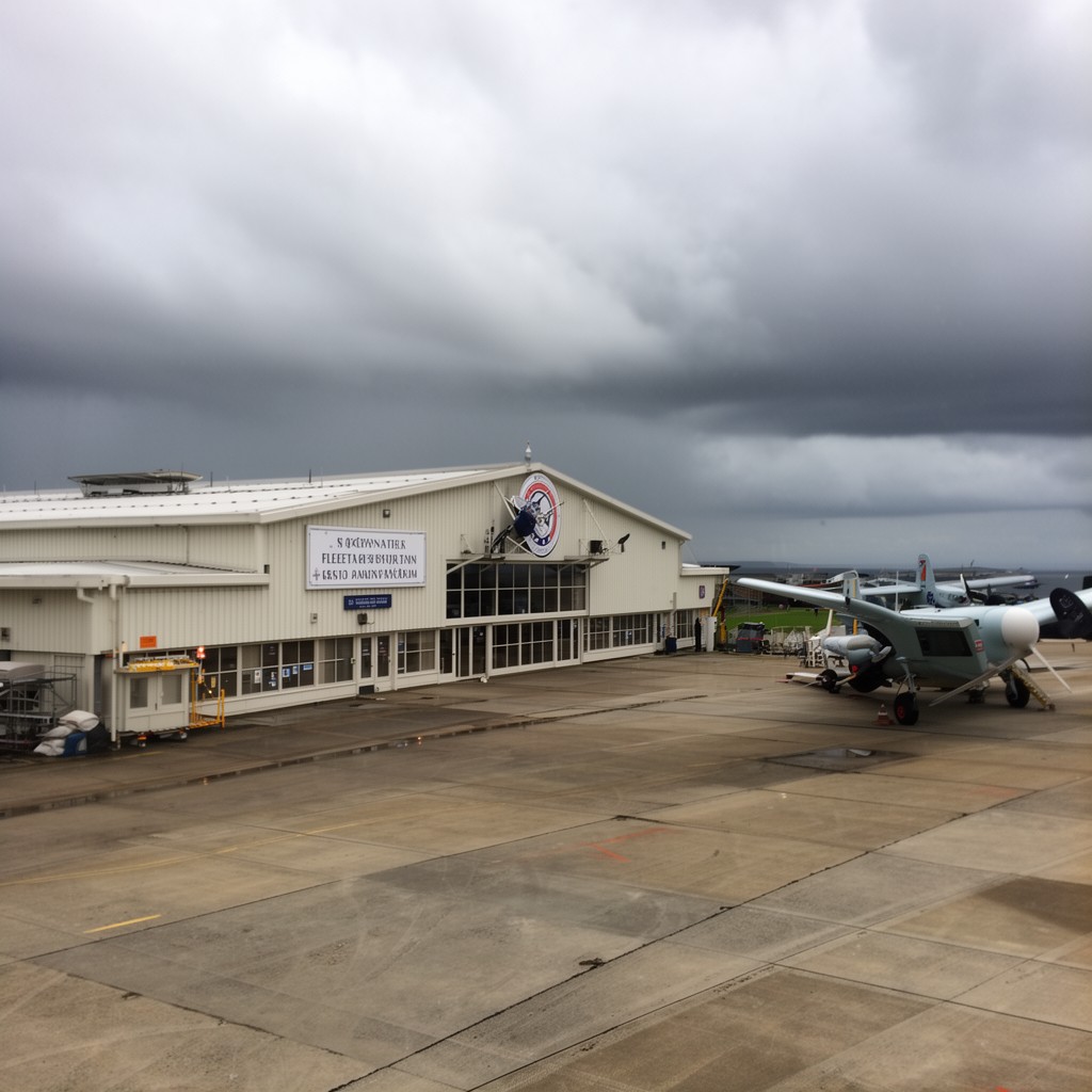 AI-generated illustration of Royal Navy air stations