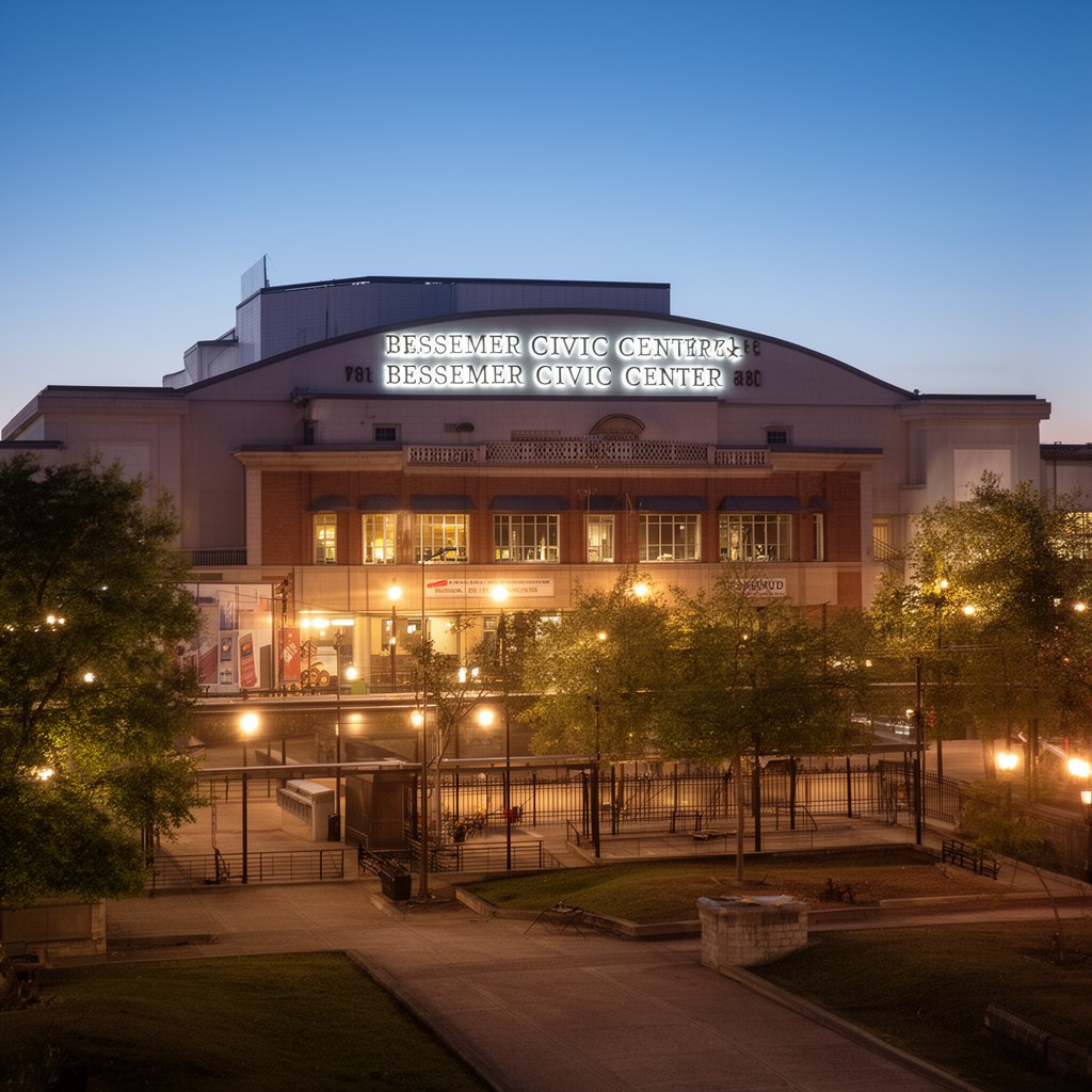 AI-generated illustration of Bessemer Civic Center