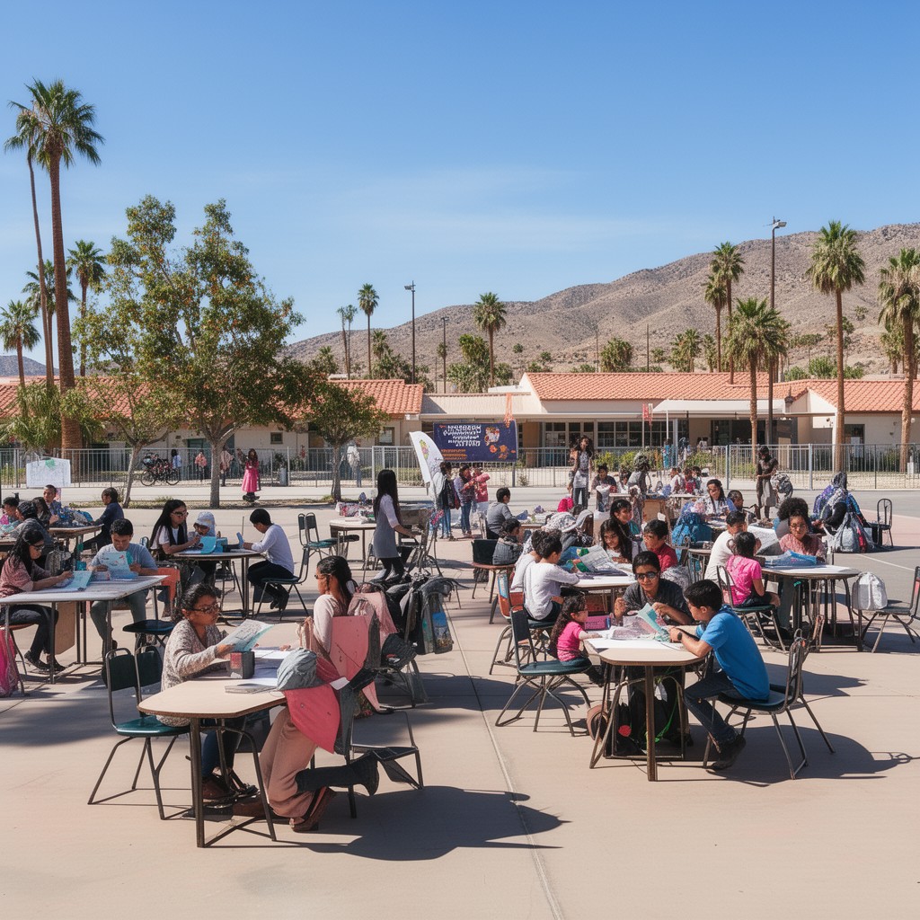 AI-generated illustration of Morongo Unified School District
