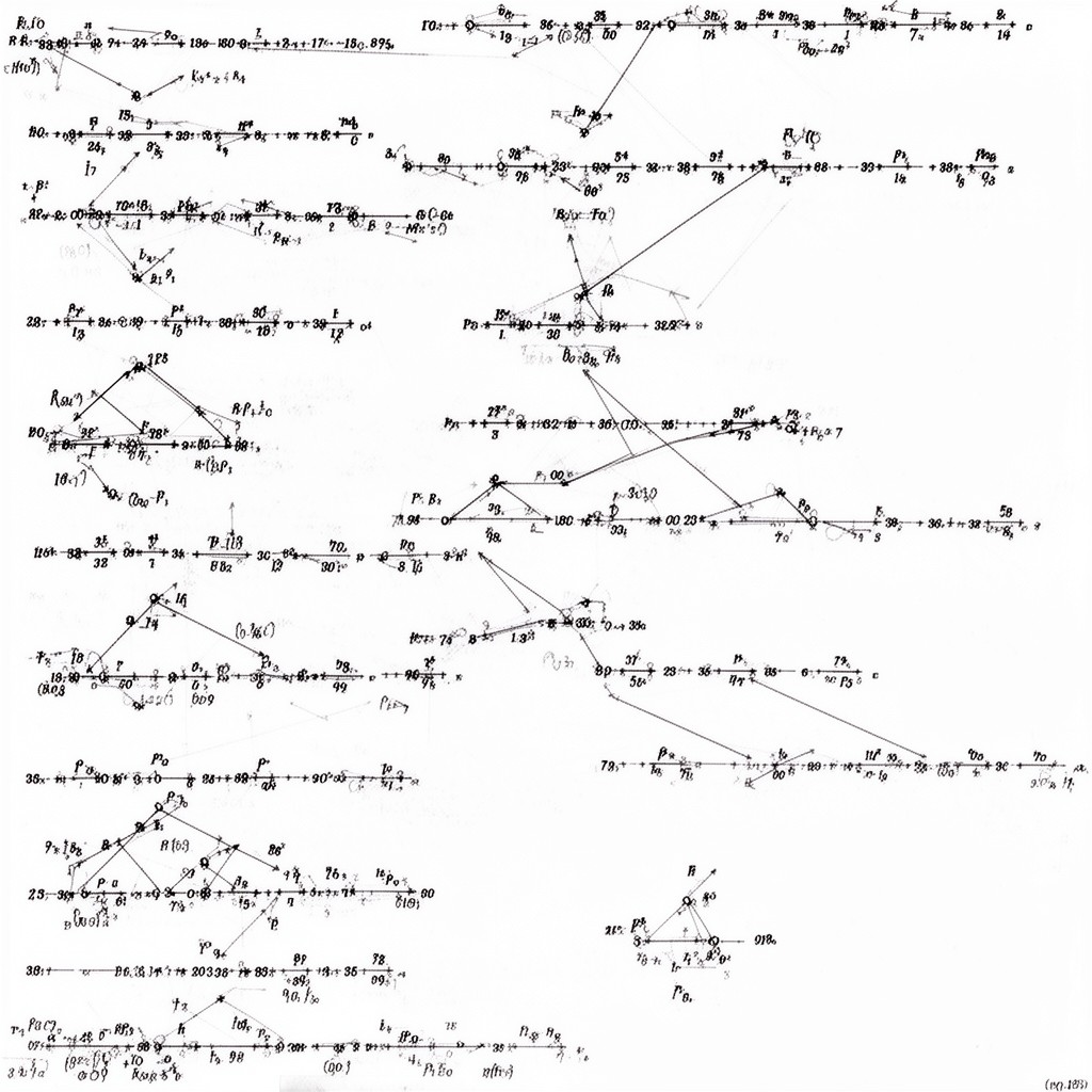 AI-generated illustration of Rogers–Ramanujan-type identities