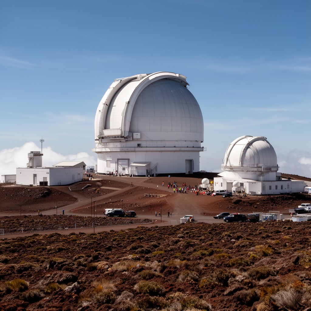 AI-generated illustration of Mauna Kea Science Reserve
