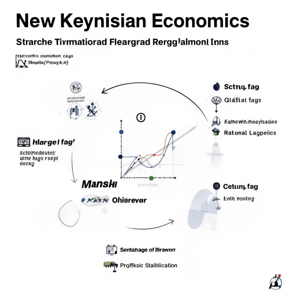 AI-generated illustration of New Keynesian economics