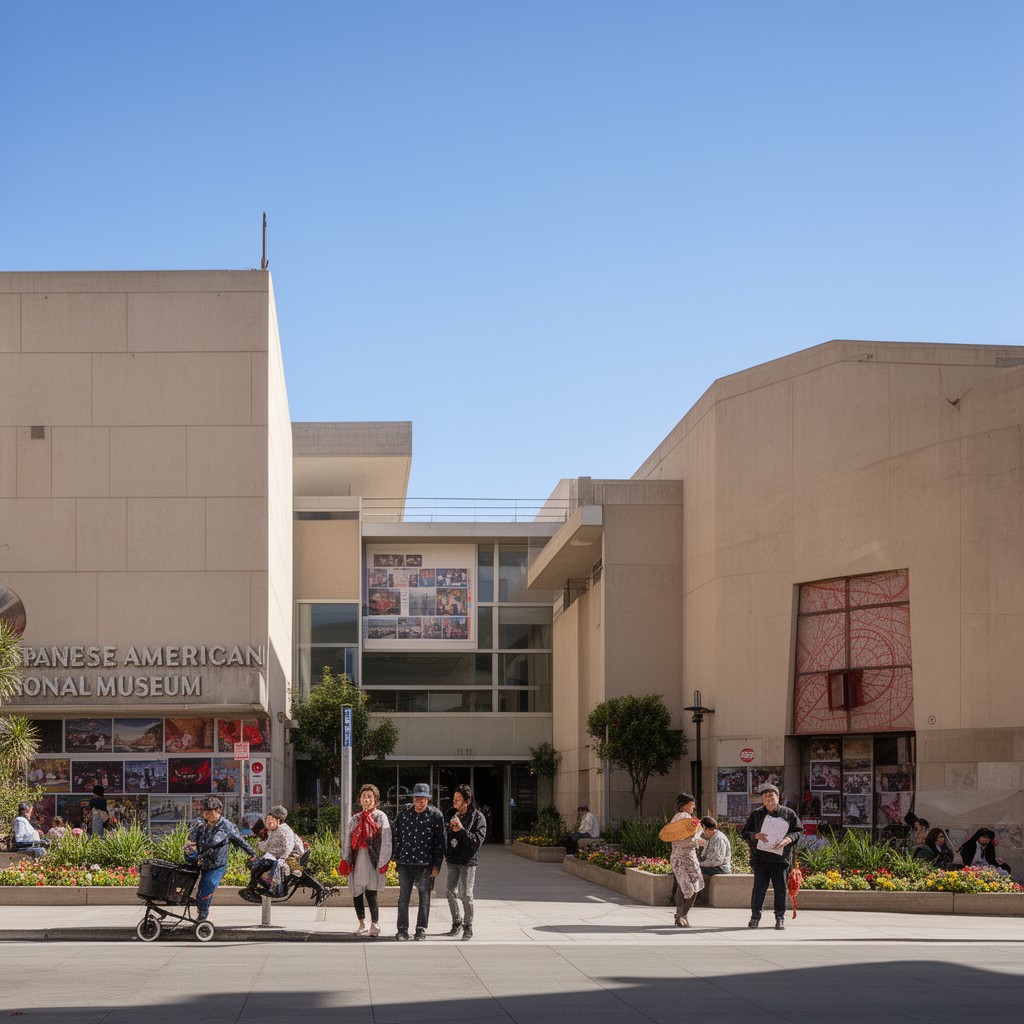 AI-generated illustration of Japanese American National Museum