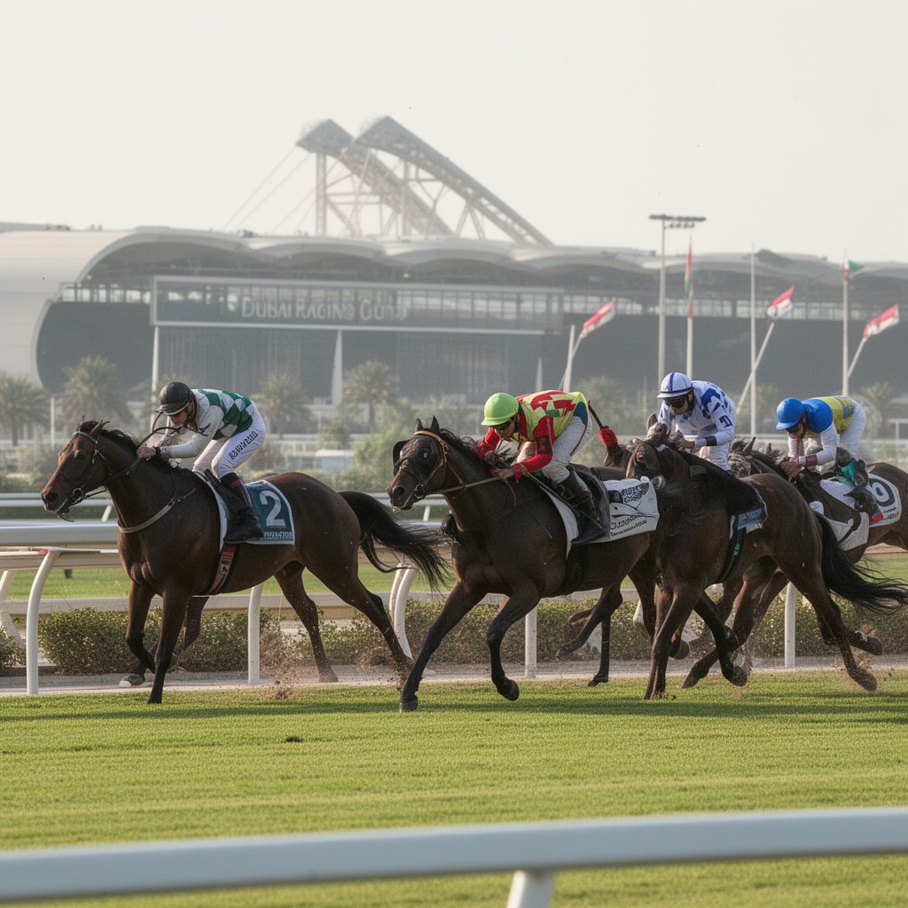 AI-generated illustration of Dubai Racing Club