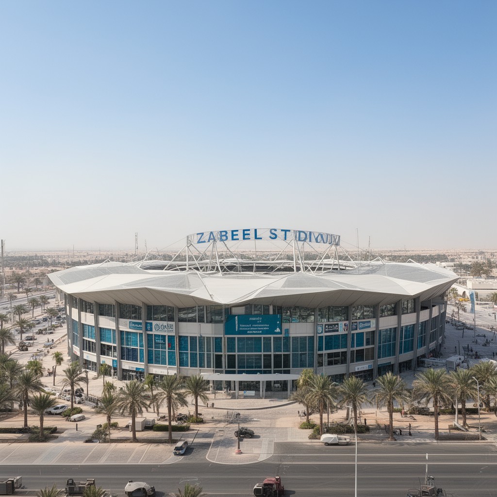 AI-generated illustration of Zabeel Stadium