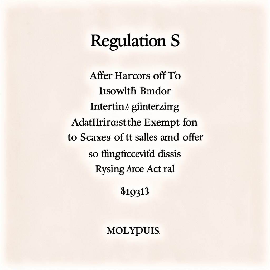 AI-generated illustration of Regulation S