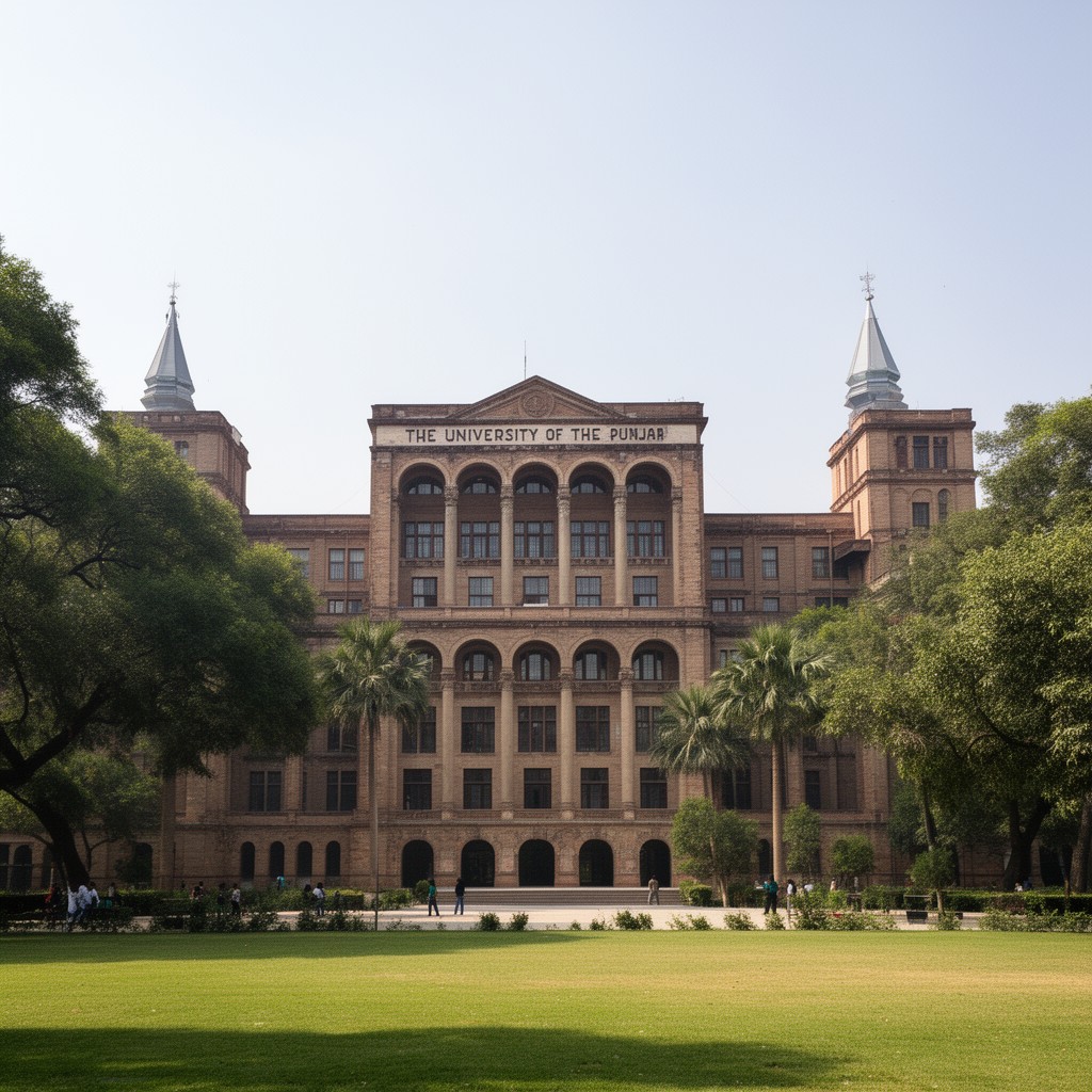 AI-generated illustration of University of the Punjab